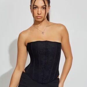NWT Garage Giselle Strapless Lace Corset Size XS